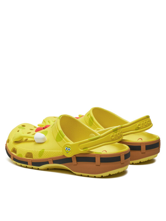 Crocs Crocs Klapki Spongebob Classic Clog 209824 Żółty