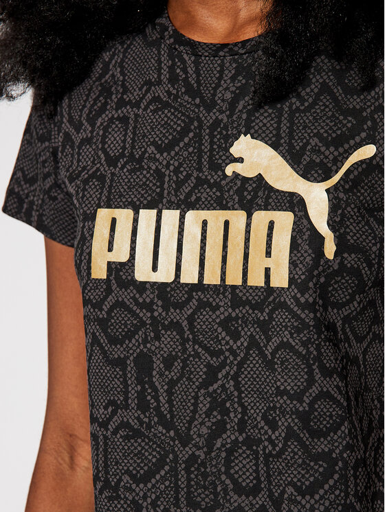 Puma Puma T-Shirt Essential Tee 584595 Černá Regular Fit