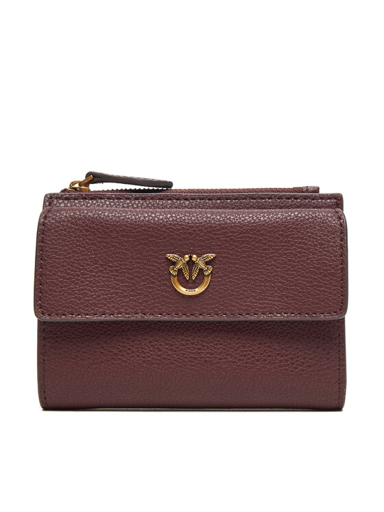 PINKO PINKO Portofel Mare de Damă Compact Wallet AI 25-26 PCPL 103612 A29Q Vișiniu