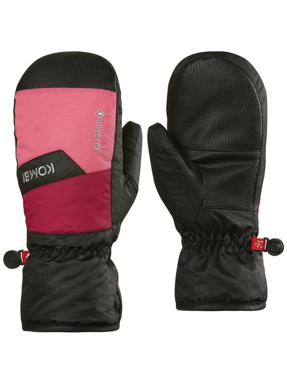 Rękawice narciarskie Kombi, Różowe, Shadowy GORE-TEX Junior