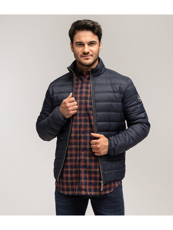 Lee Cooper Lee Cooper Kurtka puchowa MASON 1000 Granatowy Regular Fit