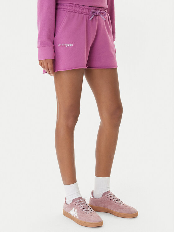 Kappa Kappa Pantaloni scurți sport Fefra 351K2RW Violet Regular Fit
