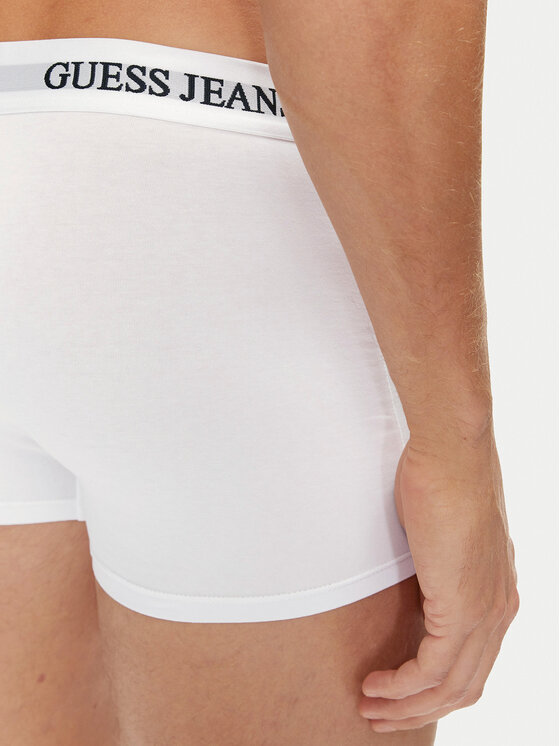 Guess Jeans Guess Jeans Komplektas: 3 poros trumpikių M4BZ48 K6YW1 Balta