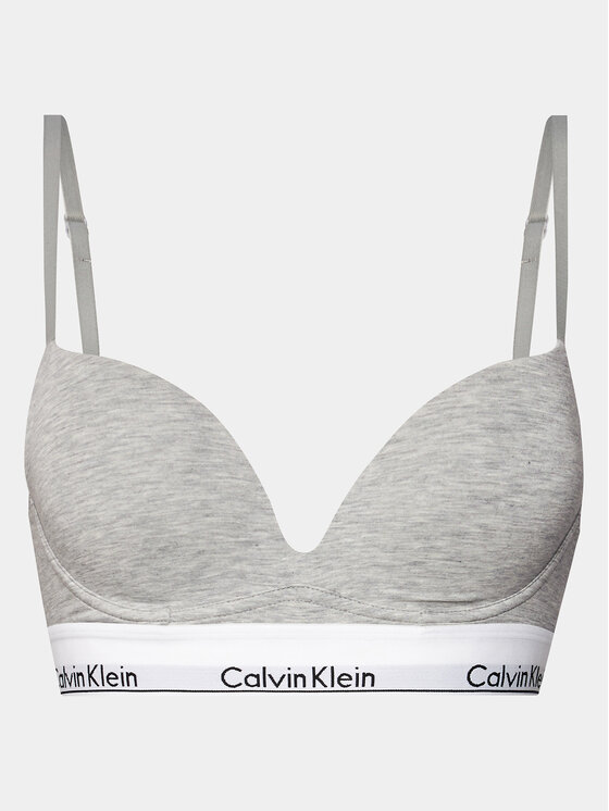 Calvin Klein Underwear Calvin Klein Underwear Biustonosz push-up 000QF7623E Szary