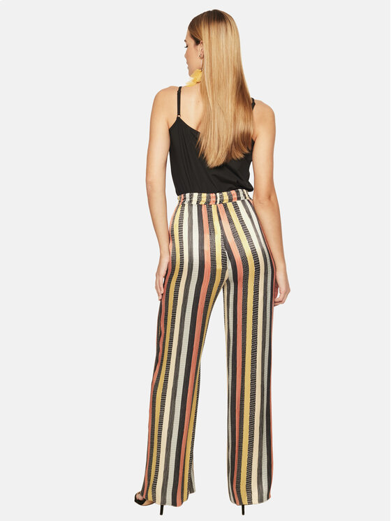L’AF L’AF Spodnie damskie Korsika Kolorowy Wide Leg