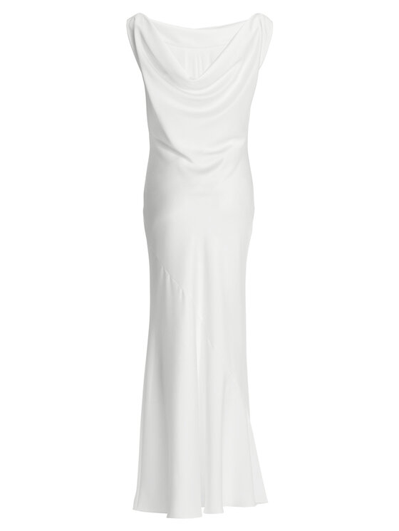 Swing Swing Večerna obleka 5AK14500 Bela Regular Fit