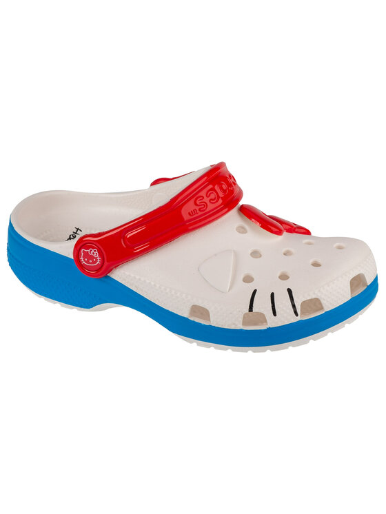 Klapki Crocs, Rozmiar 29/30, Białe, Crocs Classic Hello Kitty Iam Kids Clog