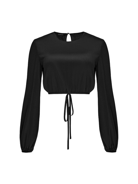 La Mania La Mania Blusa SUN Nero Classic Fit