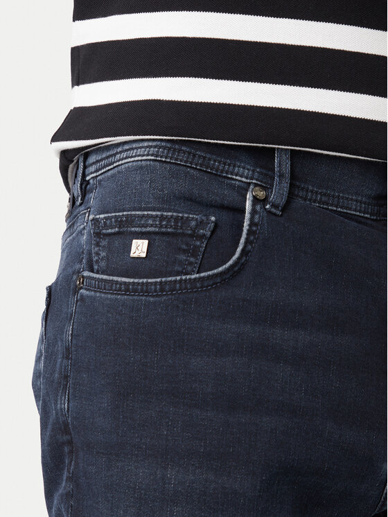 KARL LAGERFELD KARL LAGERFELD Jeans hlače 265501 500844 Mornarsko modra Slim Fit