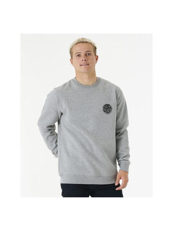 Rip Curl Rip Curl Bluza Wetsuit Icon Crew Szary Standard Fit