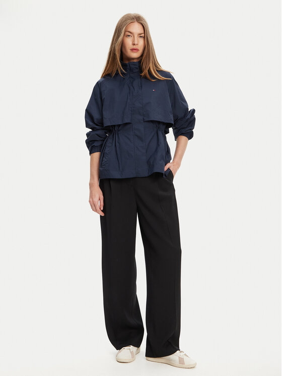 Tommy Hilfiger Tommy Hilfiger Jakna protiv vjetra WW0WW46444 Tamnoplava Relaxed Fit