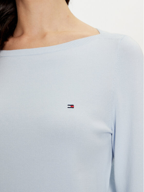 Tommy Hilfiger Tommy Hilfiger Pulover WW0WW40099 Albastru Regular Fit