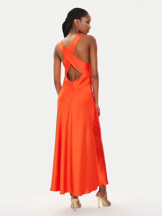 Imperial Imperial Cocktail obleka AEQJHBA Oranžna Slim Fit