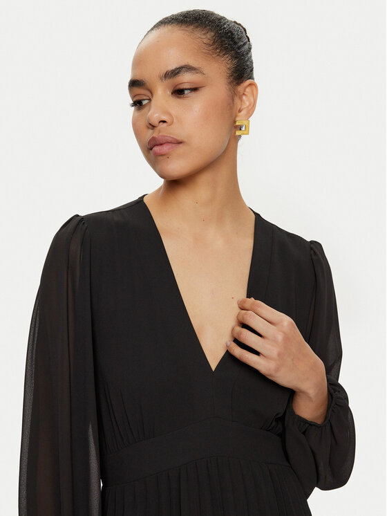 Dixie Dixie Rochie cocktail A319K024A Negru Regular Fit