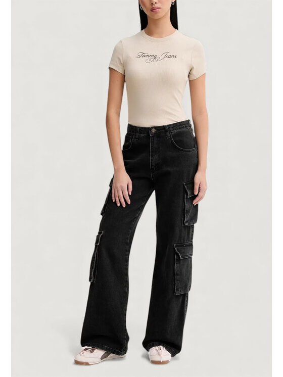 Tommy Jeans Tommy Jeans T-shirt DW0DW21838 Beige Casual Fit