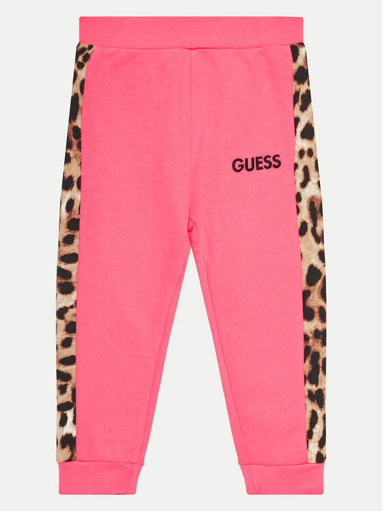 Guess Pantaloni trening K4BQ12 KAX73 Roz Regular Fit