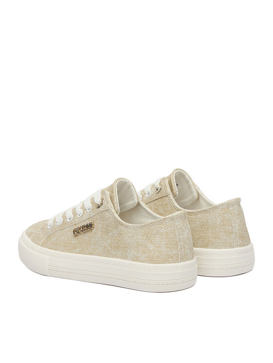 Guess Guess Tenisówki CEO-GG-02-SS2026 Złoty