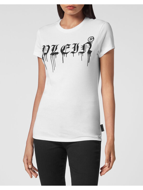 PHILIPP PLEIN PHILIPP PLEIN T-Shirt 2277 Biały Regular Fit