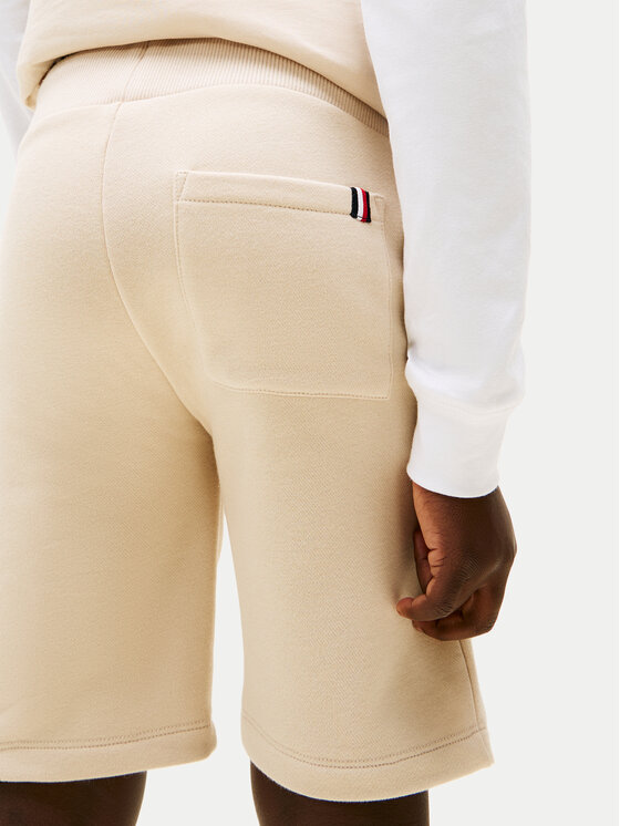 Tommy Hilfiger Tommy Hilfiger Majica Essential Logo KB0KB09666 Bež Regular Fit