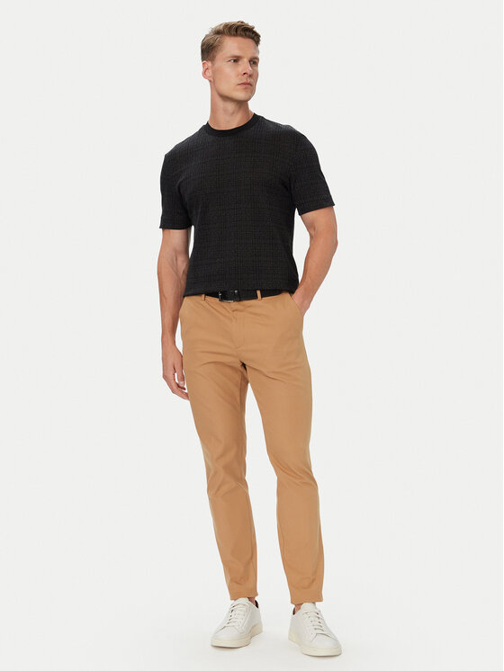 BOSS BOSS Póló H-Thompson 181 50565299 Fekete Regular Fit