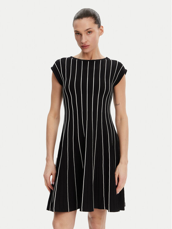 DKNY DKNY Hétköznapi ruha DD4J8E21 Fekete Regular Fit