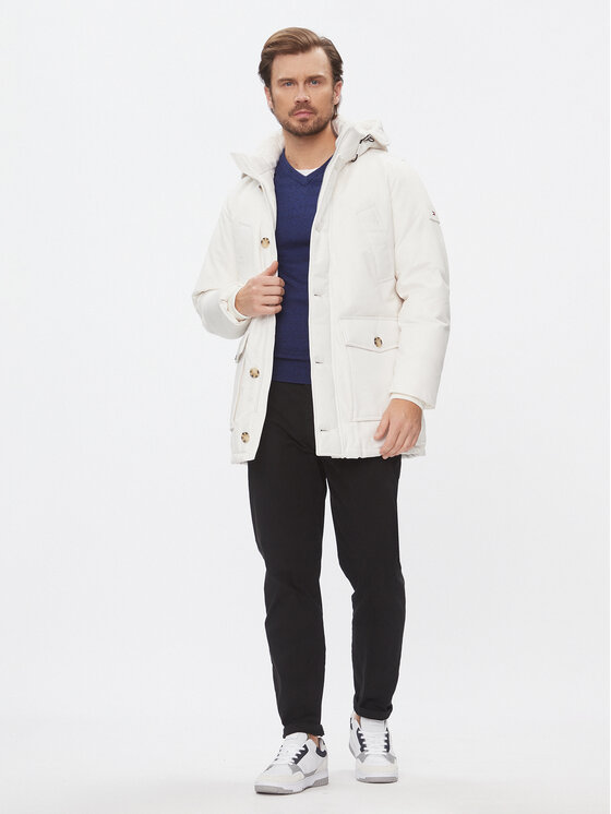 Tommy Hilfiger Tommy Hilfiger Μπουφάν πουπουλένιο Rockie MW0MW32779 Λευκό Regular Fit