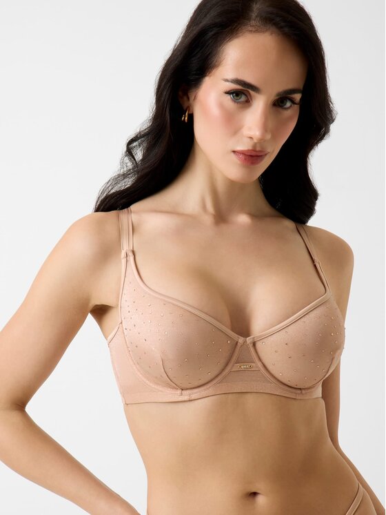 Guess Guess Biustonosz push-up 182068 Beżowy