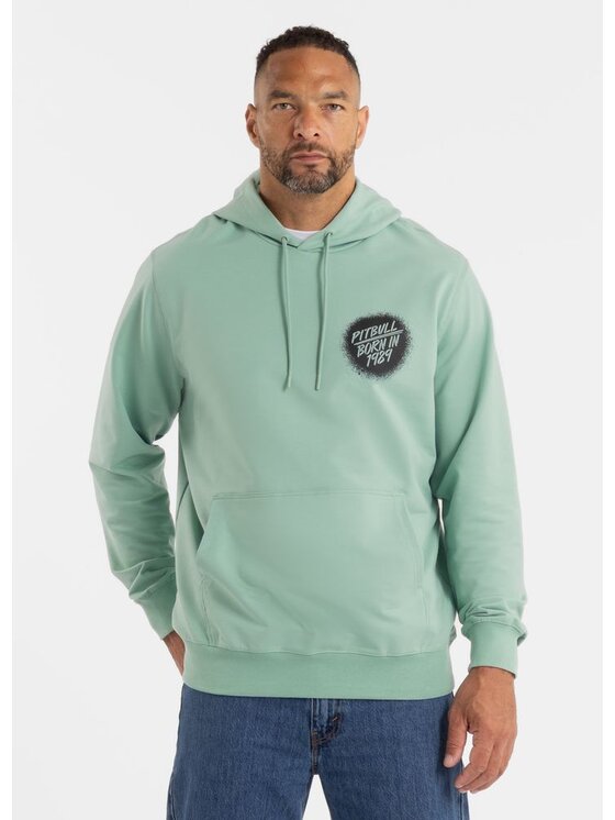 PITBULL PITBULL Bluza GRAFFITI Zielony Regular Fit