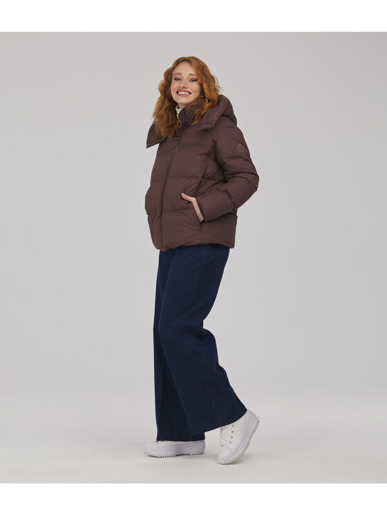 Lee Cooper Lee Cooper Kurtka przejściowa JENNIFER Brązowy Regular Fit