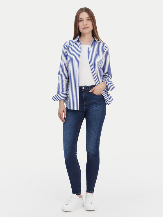 Tommy Hilfiger Tommy Hilfiger Džínsy WW0WW45010 Tmavomodrá Slim Fit