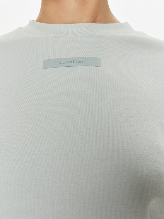 Calvin Klein Calvin Klein Bluza Micro Logo K20K206630 Zielony Regular Fit