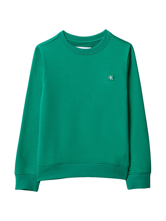 Calvin Klein Jeans Calvin Klein Jeans Mikina Mini Badge LV1CKSJB33 Zelená Regular Fit