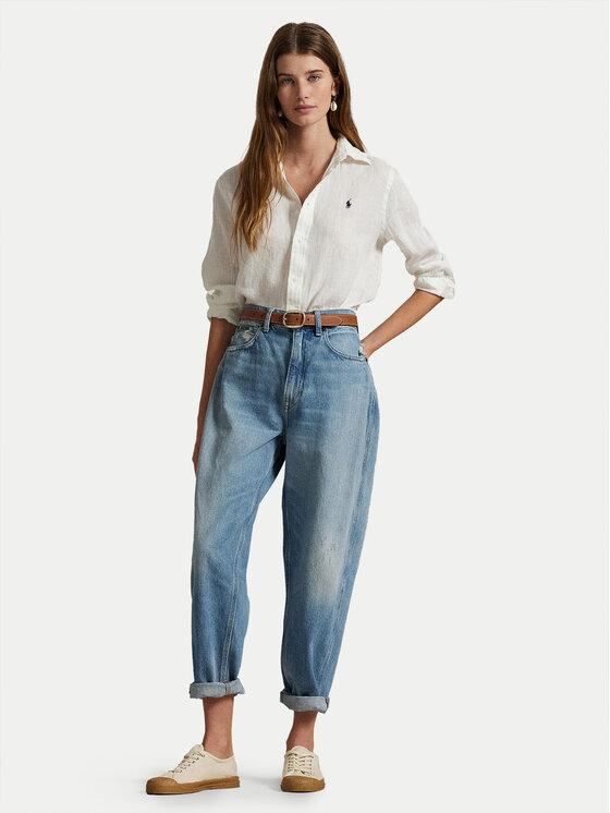 Polo Ralph Lauren Polo Ralph Lauren Cămașă 211970730001 Alb Classic Fit