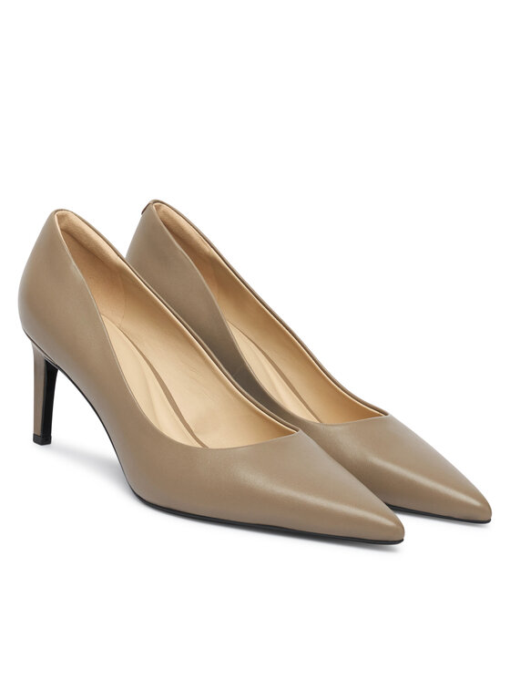 Calvin Klein Calvin Klein Szpilki Ess Stiletto 70 HW0HW02607 Beżowy