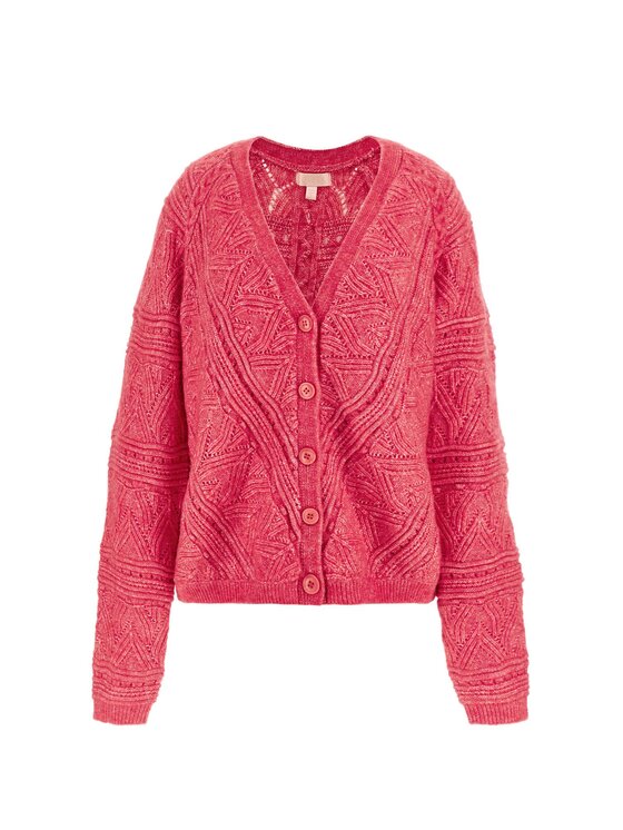 Guess Guess Sweter 170081 Różowy Classic Fit