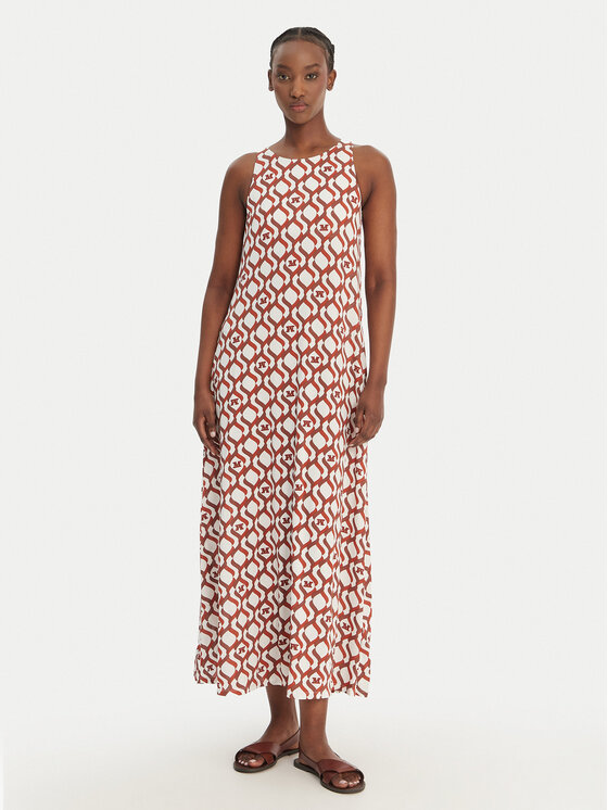 Max Mara Beachwear Max Mara Beachwear Poletna obleka Paste 2616621069 Bakrena Regular Fit