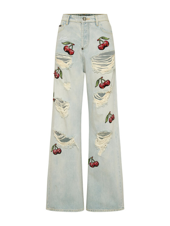 PHILIPP PLEIN PHILIPP PLEIN Jeansy 24299 Niebieski Skater Fit