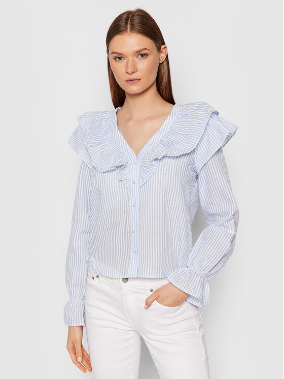 Vero Moda Srajca Puri 10265958 Modra Regular Fit