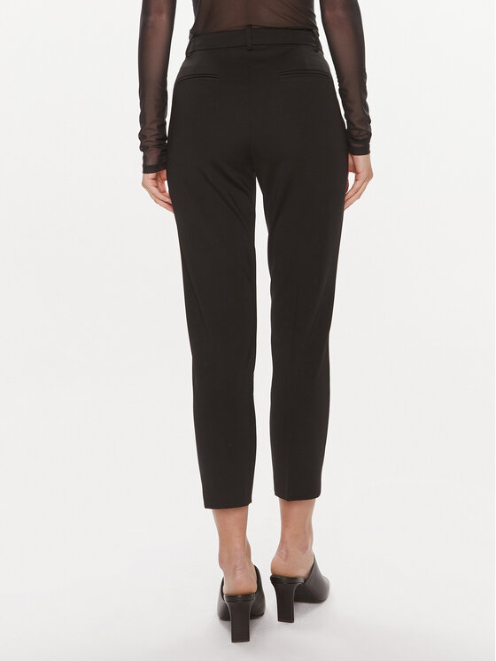 PINKO Pinko Riidest püksid Bello 100155 A1L4 Must Slim Fit