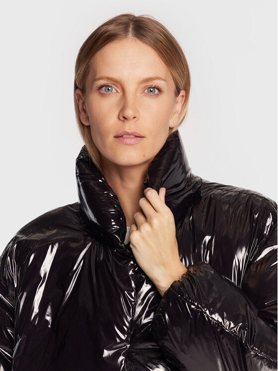 PINKO PINKO Geacă de iarnă Ianna 1G17XH A00N Negru Relaxed Fit