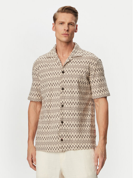 JOOP! Jeans JOOP! Jeans Camicia Hanau 30102538 Beige Regular Fit