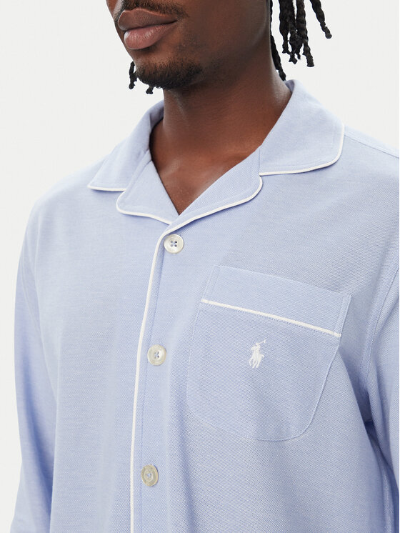 Polo Ralph Lauren Polo Ralph Lauren Pyžamo 714P21103002 Svetlo modrá Regular Fit