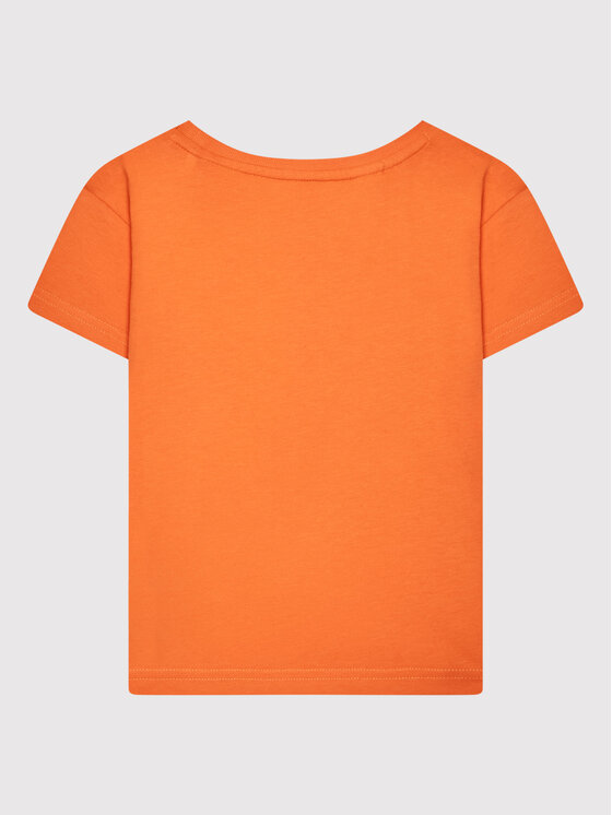 adidas adidas T-Shirt adicolor Trefoil HK2907 Pomarańczowy Regular Fit