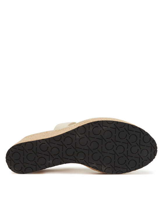 Calvin Klein Calvin Klein Espadrillas Wedge Sandal 50 - He HW0HW02375 Écru
