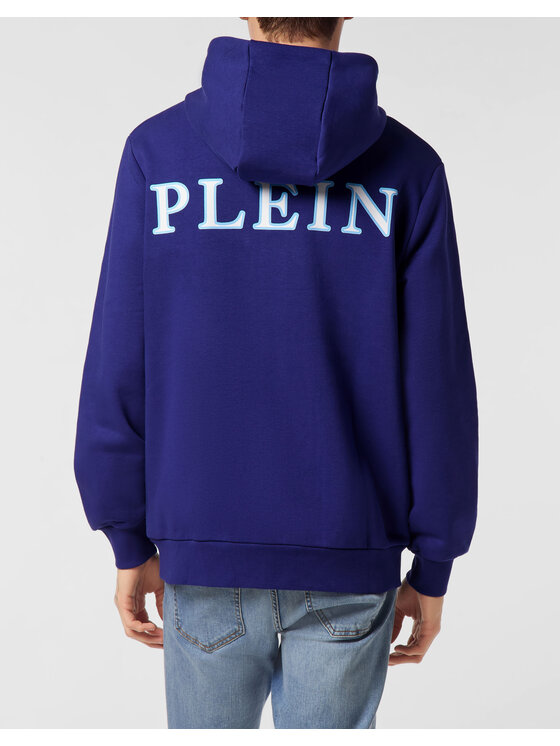 PHILIPP PLEIN PHILIPP PLEIN Bluza 24631 Niebieski jasny Athletic Fit
