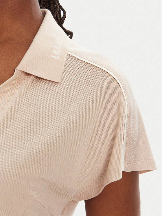 Liu Jo Sport Liu Jo Sport T-särk TA5183 J4883 Beež Regular Fit