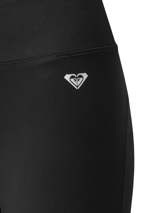 Roxy Roxy Leggings Everyday Flow ERJNP03590 Crna Slim Fit