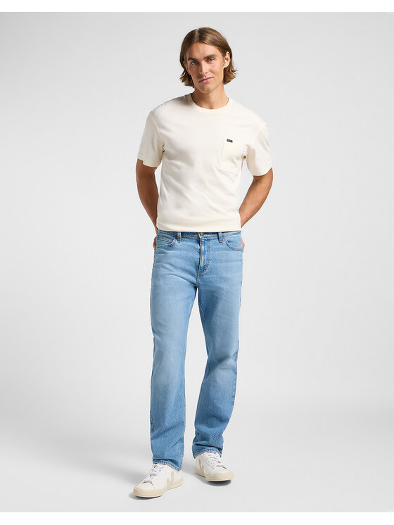 Lee Lee Jeansy WEST Niebieski Straight Fit