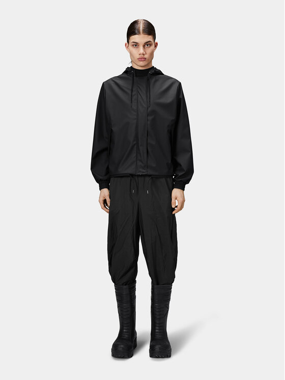 Rains Dežna jakna 18040 Črna Regular Fit