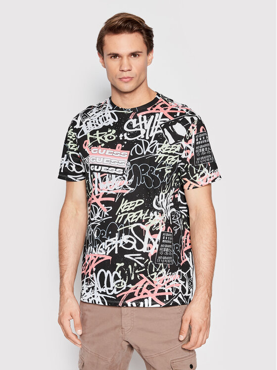 T-shirt Eco Graphic M2YI10 K9RM1 Multicolore Slim